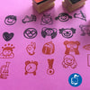 MINI SET DE SELLOS 2X2 CM
